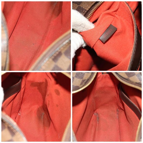 LOUIS VUITTON Damier Ebene Naviglio Shoulder Bag N45255 LV Auth BA4424 - Picture 15 of 16